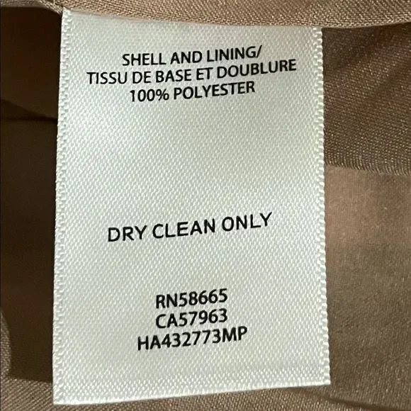 New Halogen Nordstrom Taupe Animal Print Leopard One Button Blazer XXS Petite - Picture 8 of 12